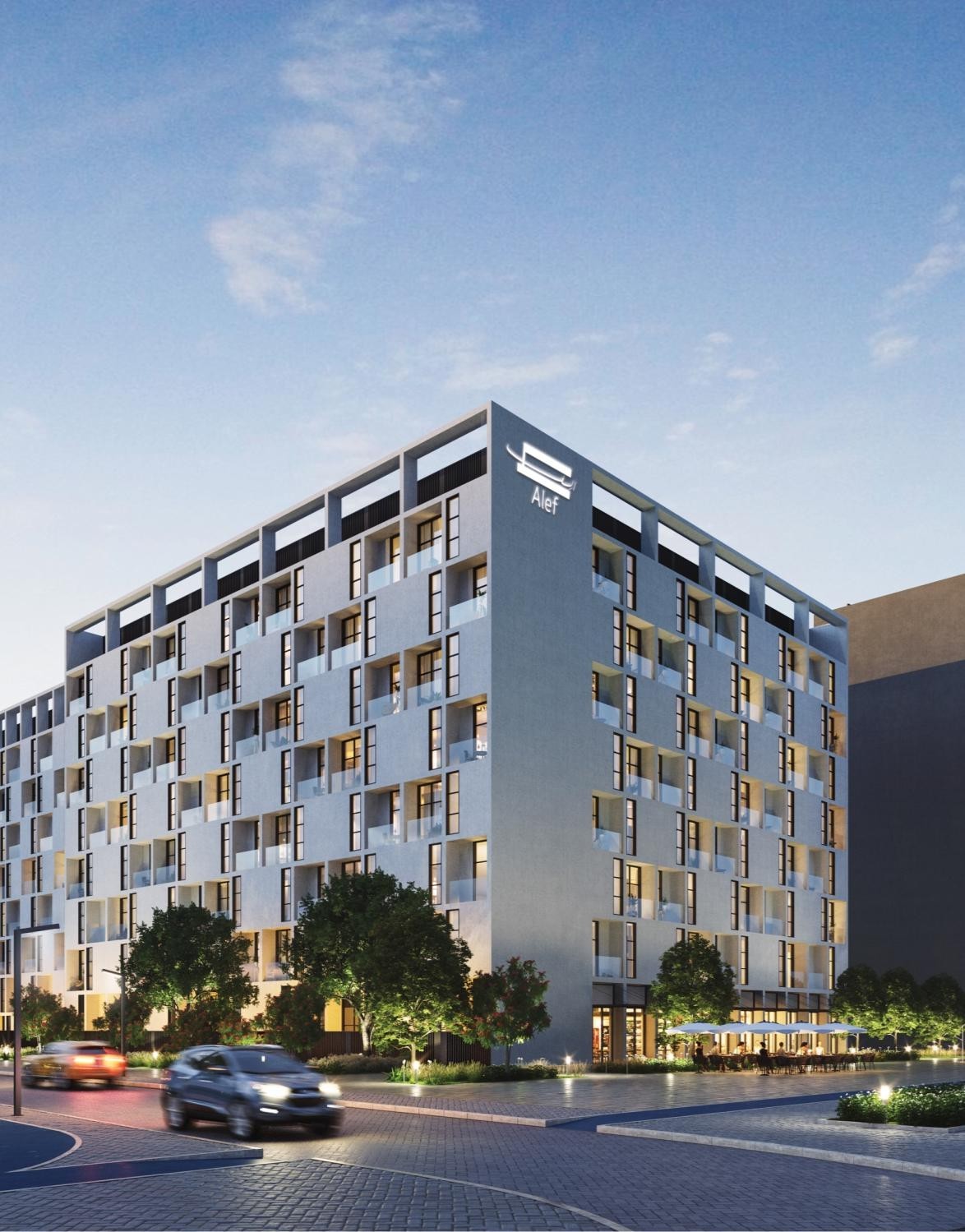Linar Waterfront community render